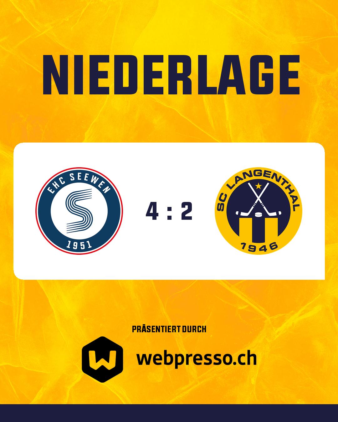 EHC Seewen : SC Langenthal