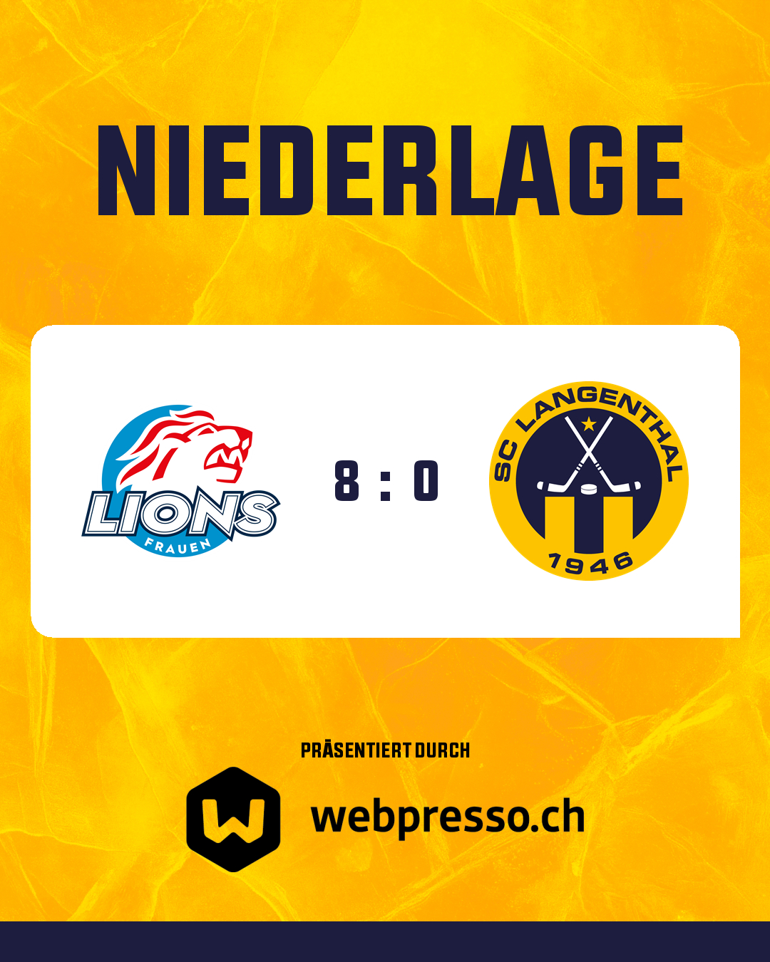 ZSC Lions : SC Langenthal Damen