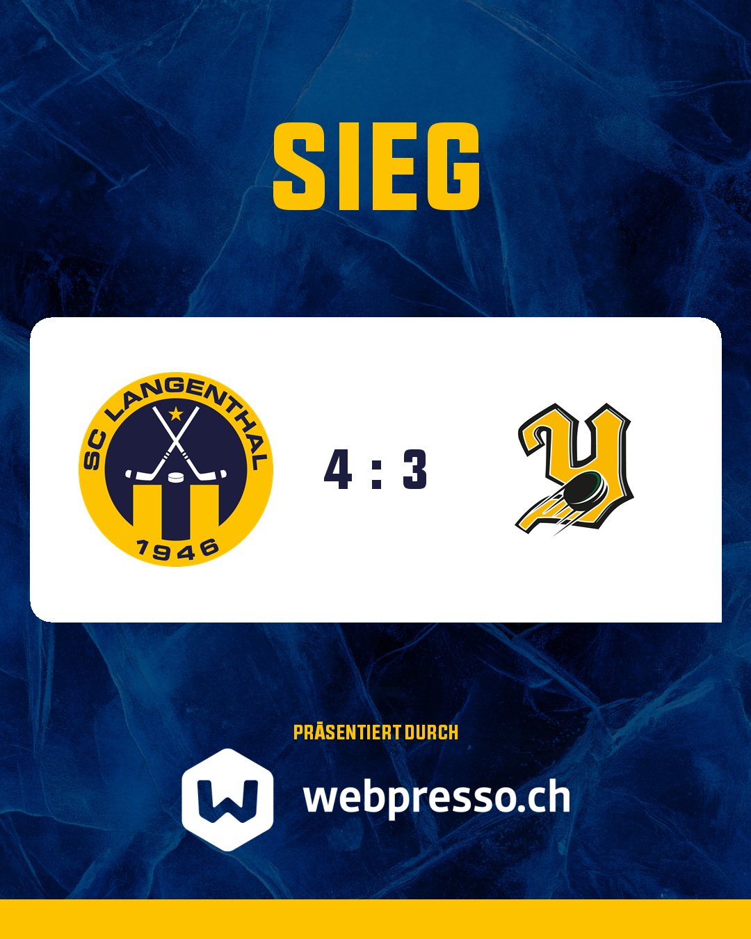 SC Langenthal : HC Yverdon les Bains