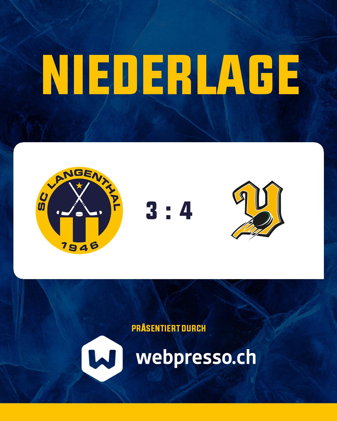 SC Langenthal : HC Yverdon les Bains