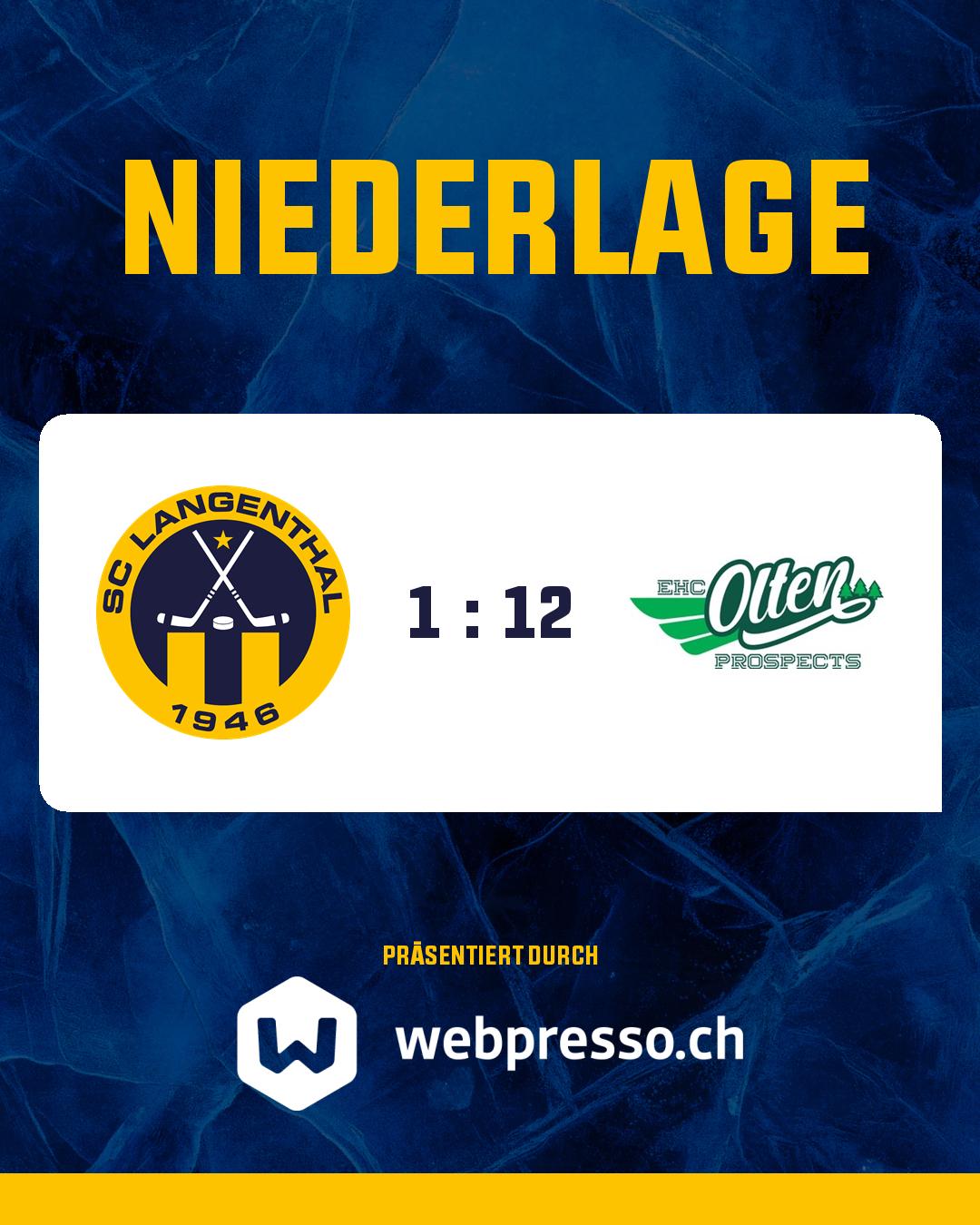 SC Langenthal : EHC Olten Prospect