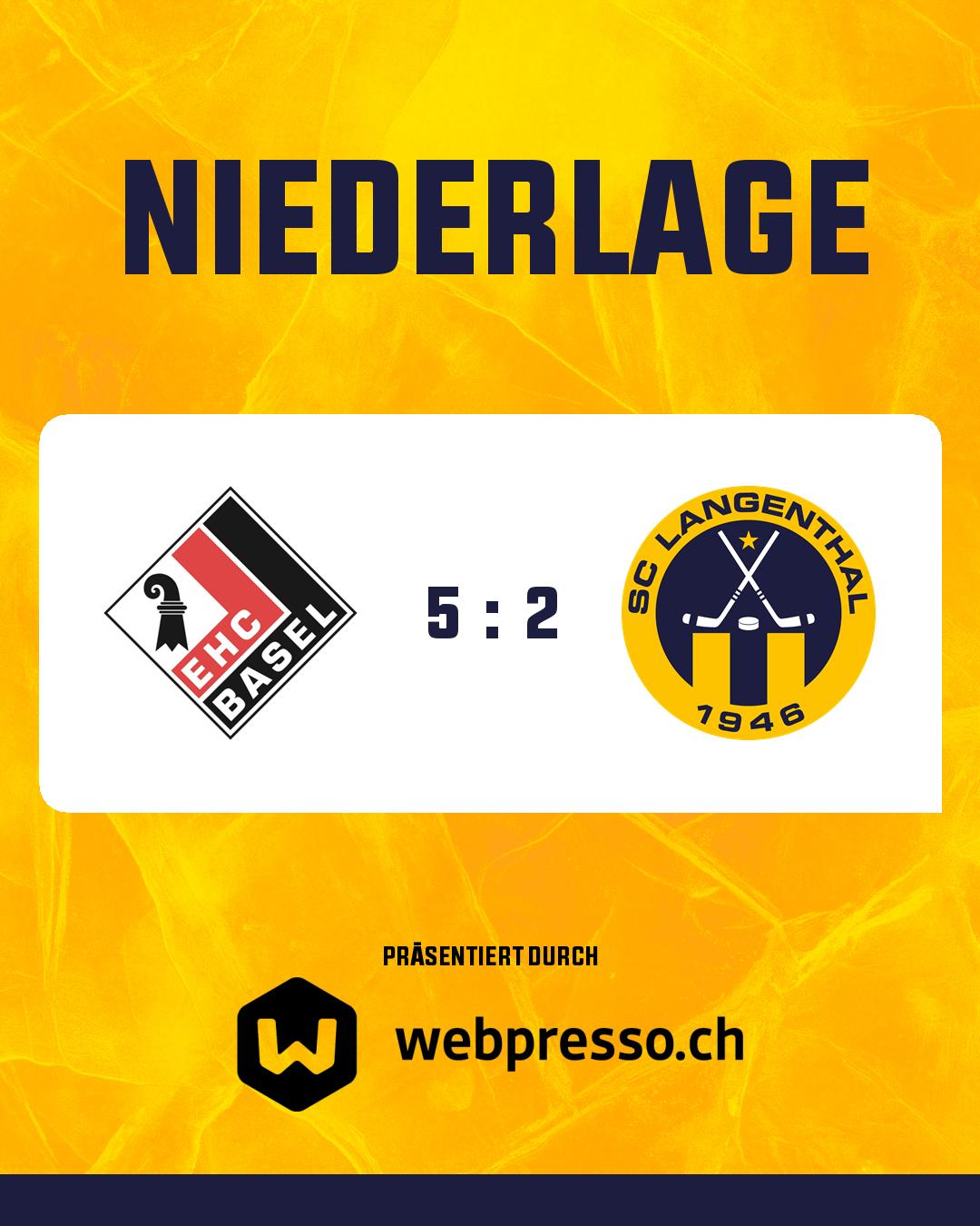 EHC Basel Nachwuchs : SC Langenthal