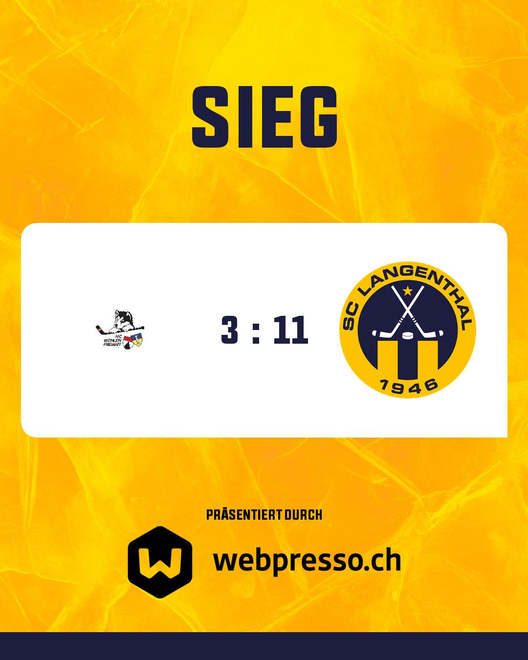 HC Wohlen Freiamt : SC Langenthal
