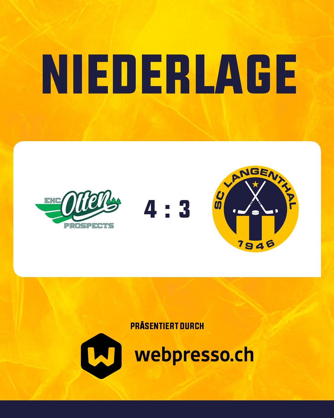 EHC Olten Prospect : SC Langenthal
